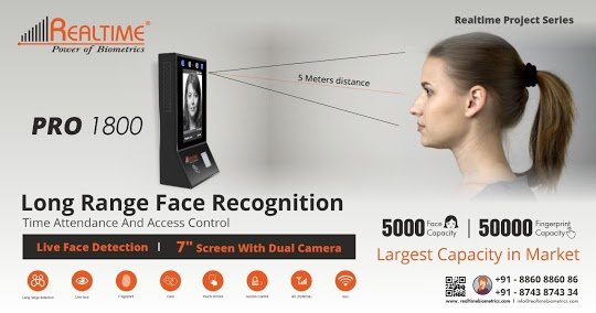 face recognition machine pro 1800 | realtime
