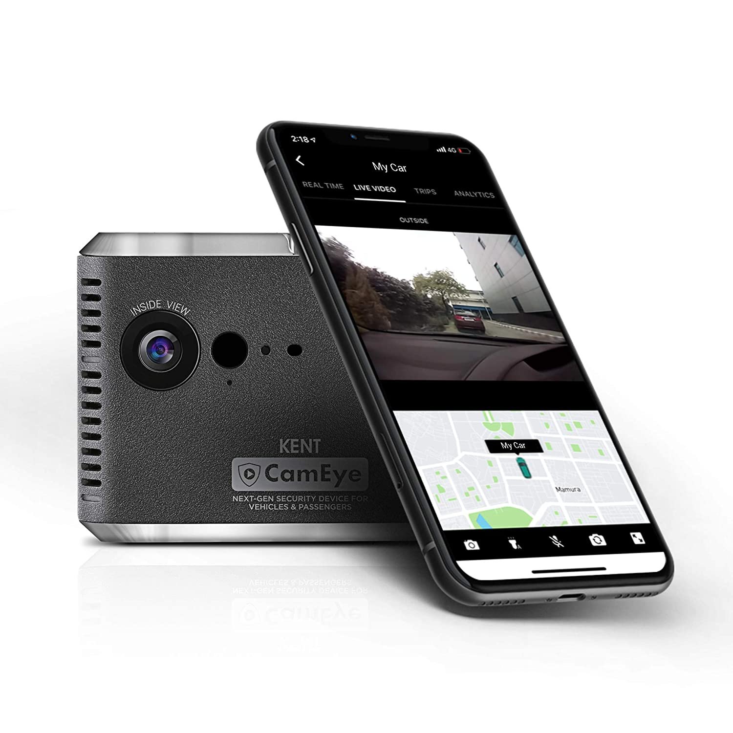 Dash Camera For Car With Gps Tracking, Geo Fencing, Route Monitor, 2 Way Visuals Many Excellent Features | Kent 3 kent cameye car dash camera