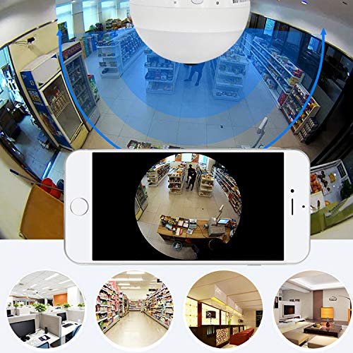 Light Bulb Hidden Camera Spy Wireless 360 | V380 3 bulb on camera spy wireless 360