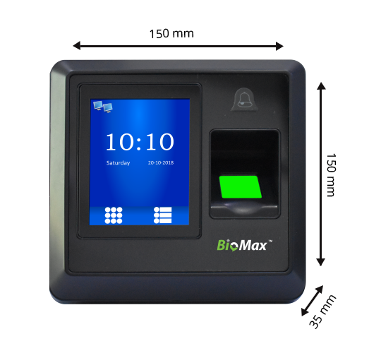 Time Attendance Access Control System N-Bm300W | Biomax 1 time attendance access control system n-bm300w