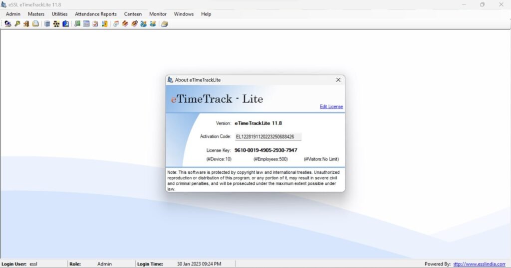 essl software license key