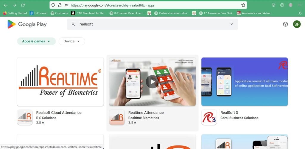 online real soft android app