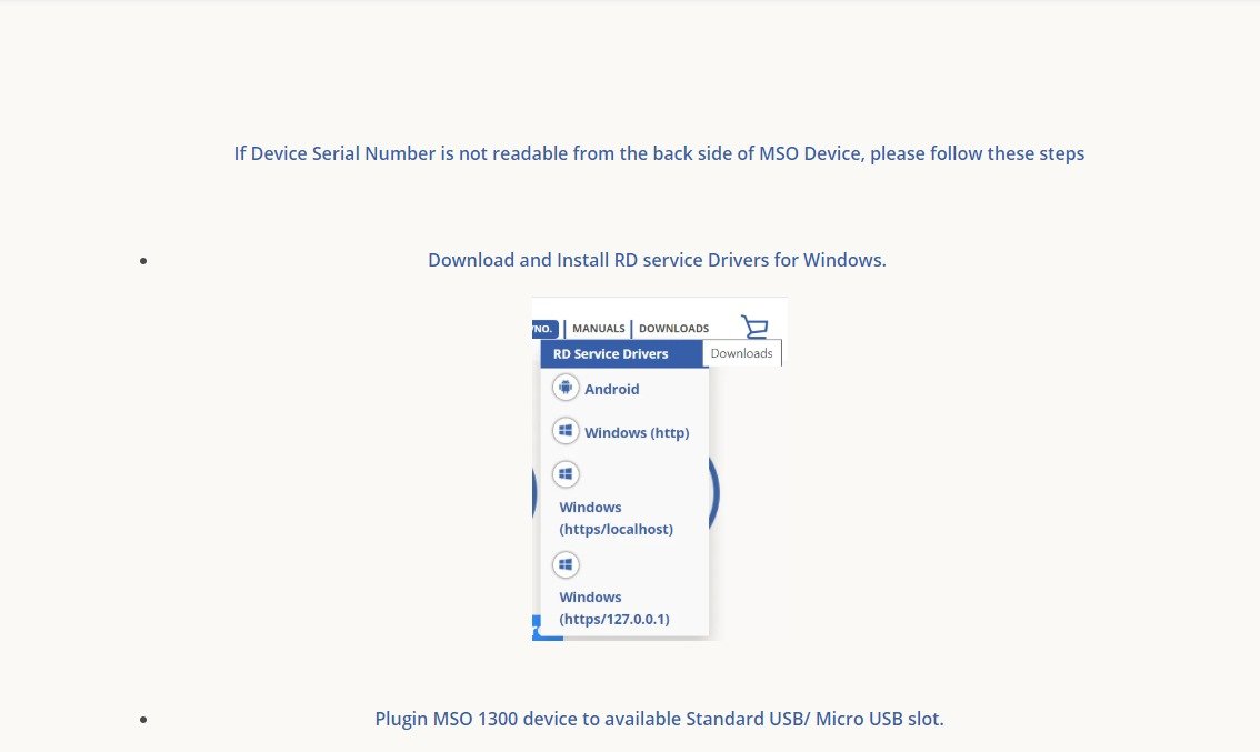 Morpho RD Service Test Page- #1 Best Method To Check It