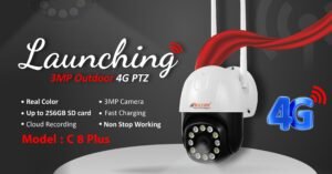 realtime biometric 4g camera double antenna