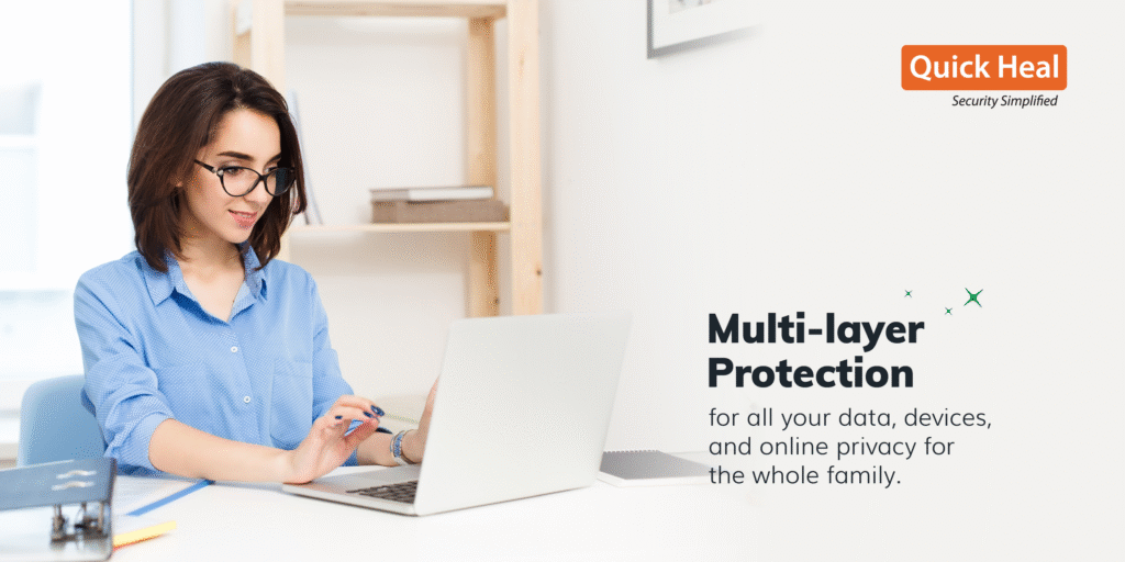 Quick Heal Installer Total Security Antivirus Software – 1 User, 1 Year | Top 3 Ai Features | Win Pc Protection, Parental Control &Amp; Safe Banking – Email Delivery 11 multi layer protection