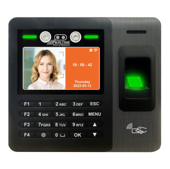 Realtime Rs910 Powerful Face Biometric Attendance And Access Control System 1 realtime rs910