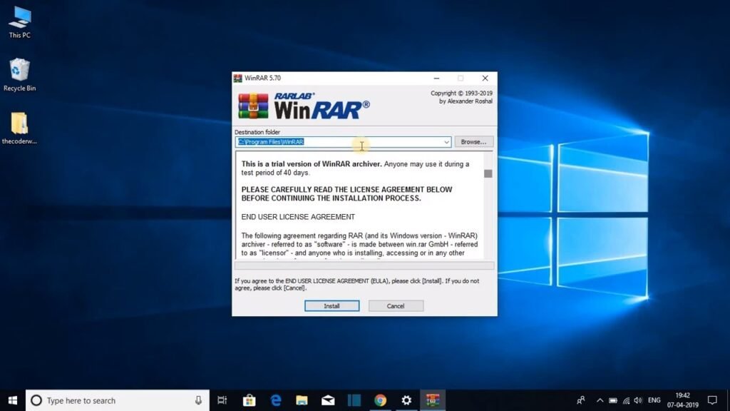 software rar download