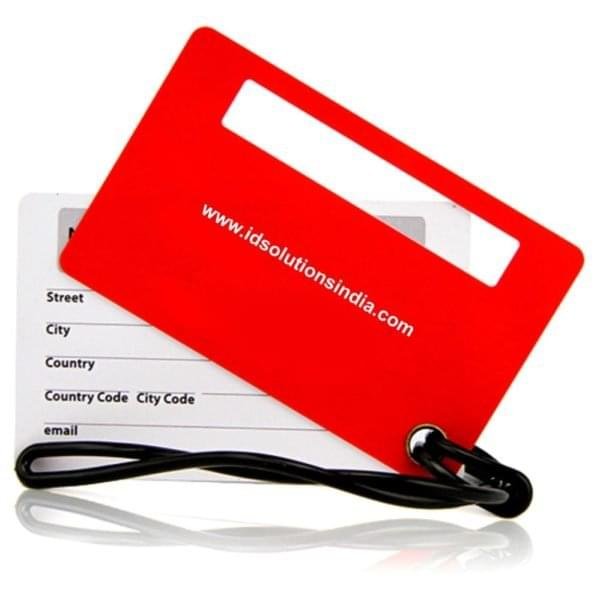 pvc plastic luggage tags high quality